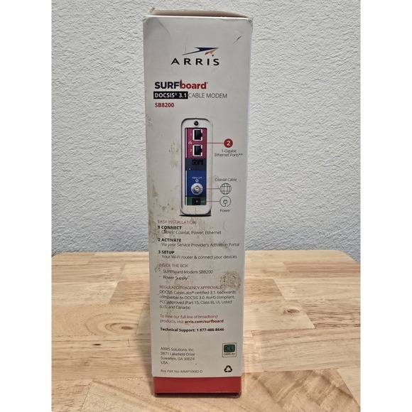 ARRIS SURFboard SB8200 DOCSIS 3.1 10 Gbps Cable Modem - Picture 4 of 16